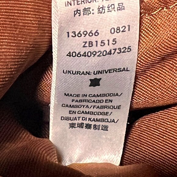 Fossil Brown/Camel Leather Backpack-Adjustable Strap-Phone Drop Pocket-Clean - Picture 14 of 15